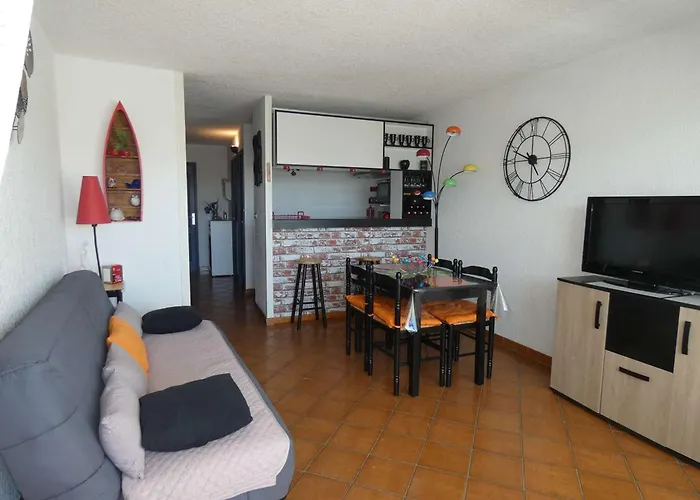 2 Pièces Cabine, Proche Plage, 5 Pers., Parking, Terrasse - Fr-1-328-201 Appartement